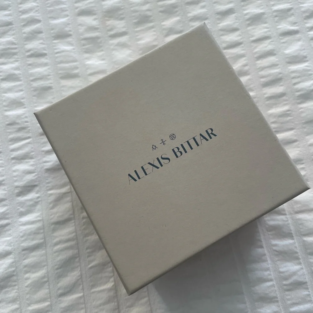 Alexis Bittar Black and Gold Pendant Necklace ORIGINAL PACKAGING! - Picture 3 of 5